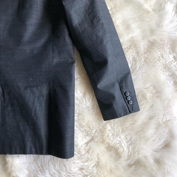 Alfani Slim Fit Grey Two Button Jacket Sport Coat - Picture 5 of 7